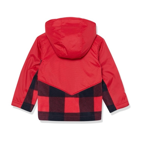 Columbia Toddler Little Boys Steens MT Overlay Jacket Buffalo Check Size 2T NWT - Picture 2 of 8